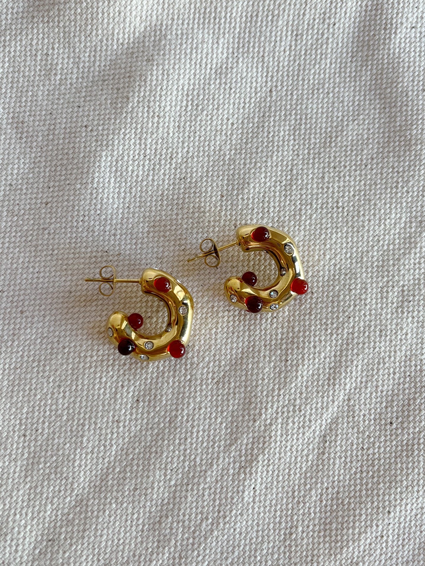 Color Pop Mini Chunky Hoops