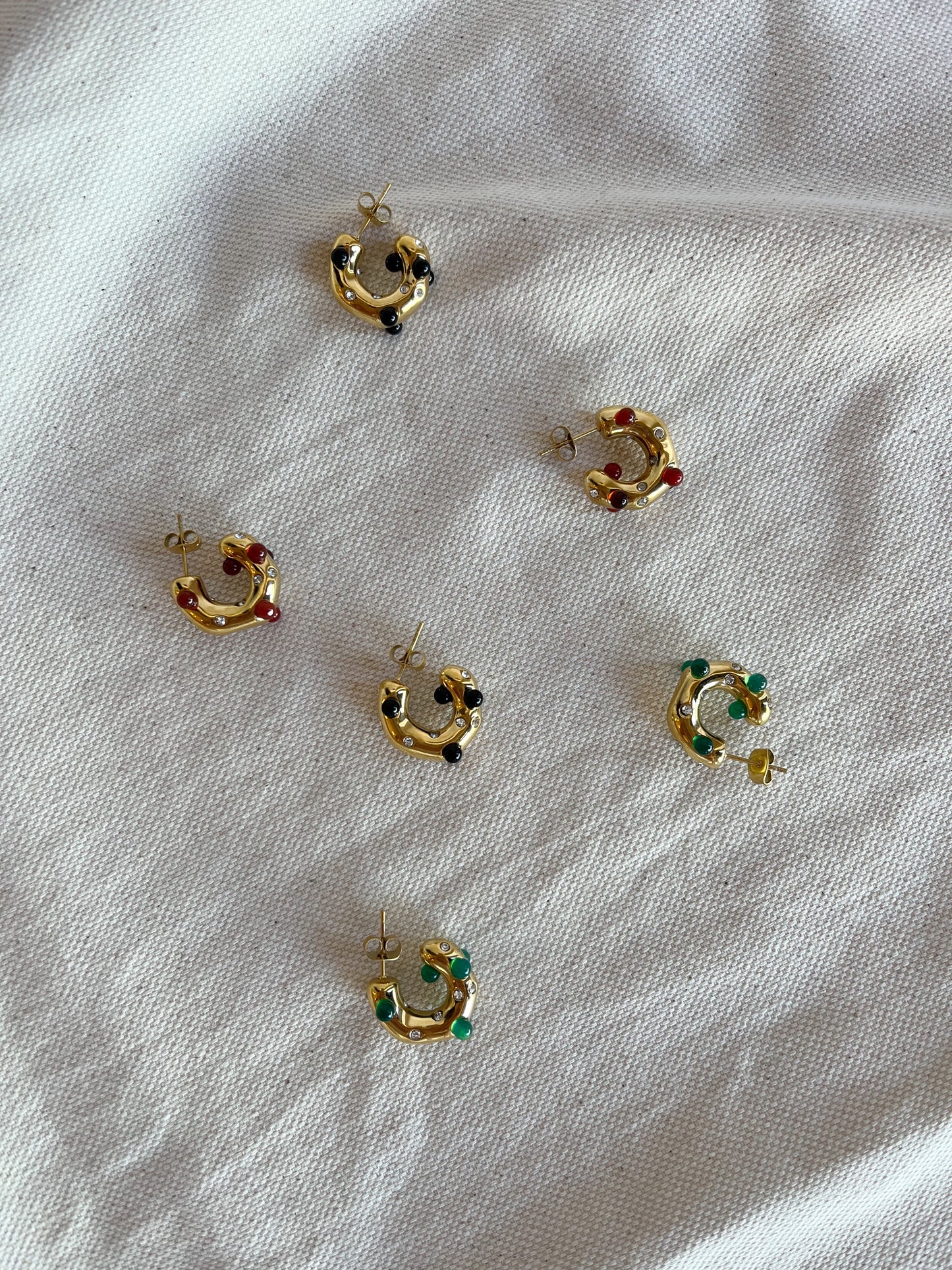 Color Pop Mini Chunky Hoops