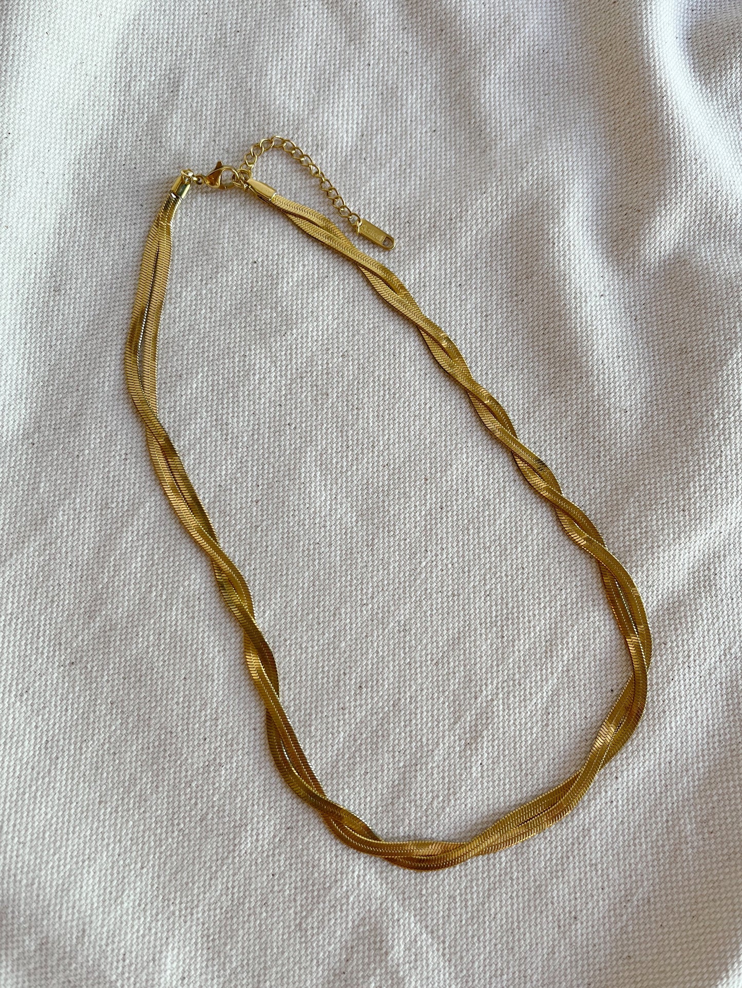 Snake Twist Necklace in