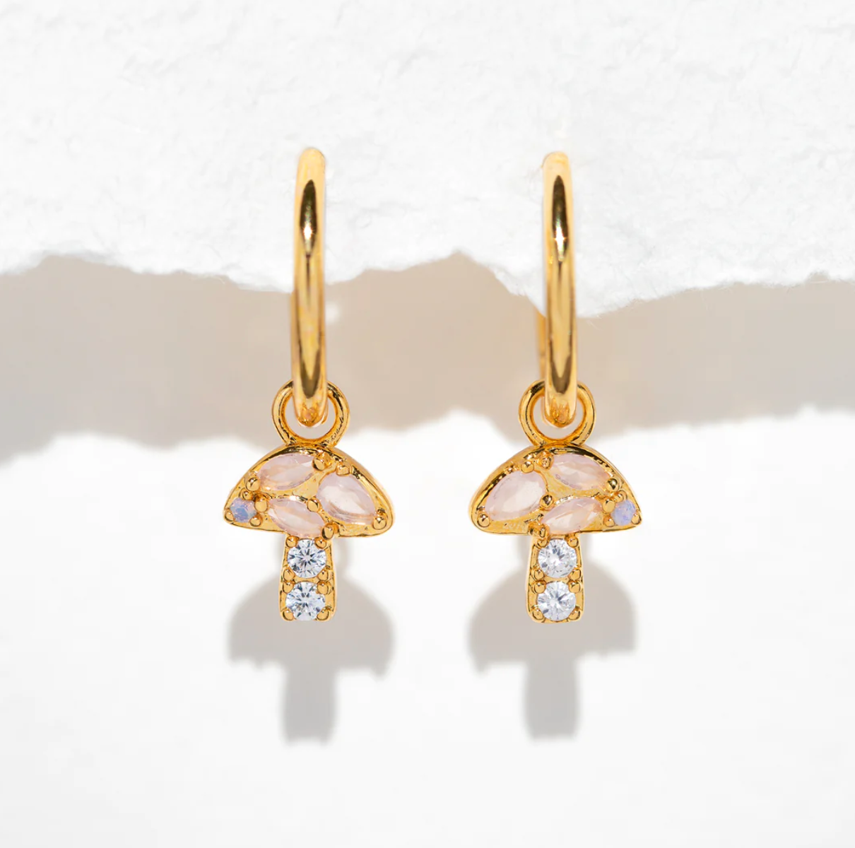 Mushroom hoops by Girls Crew