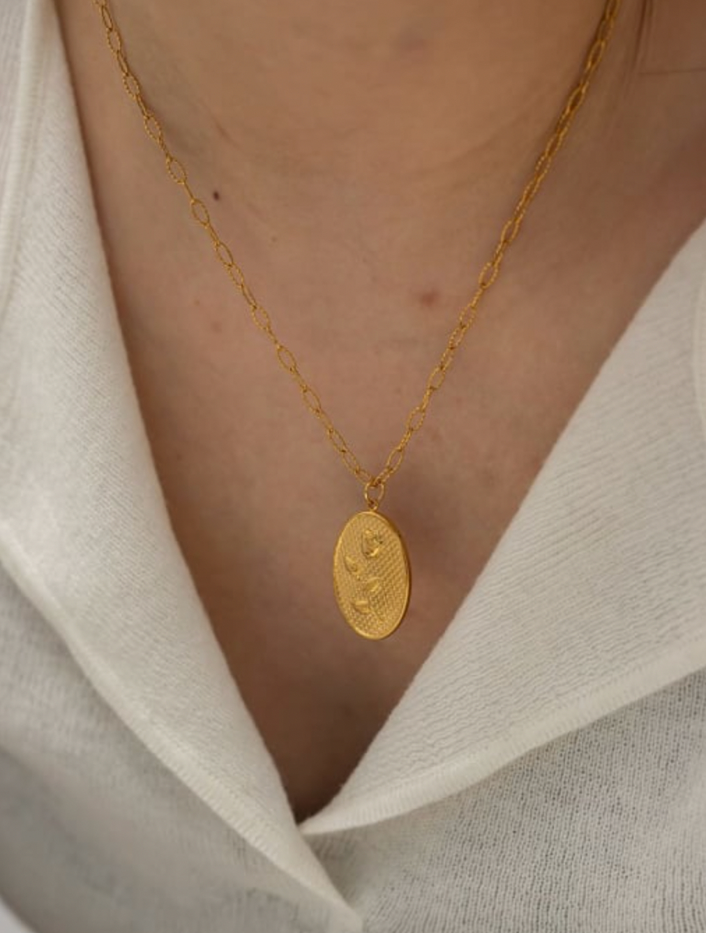 Rose Cameo Necklace