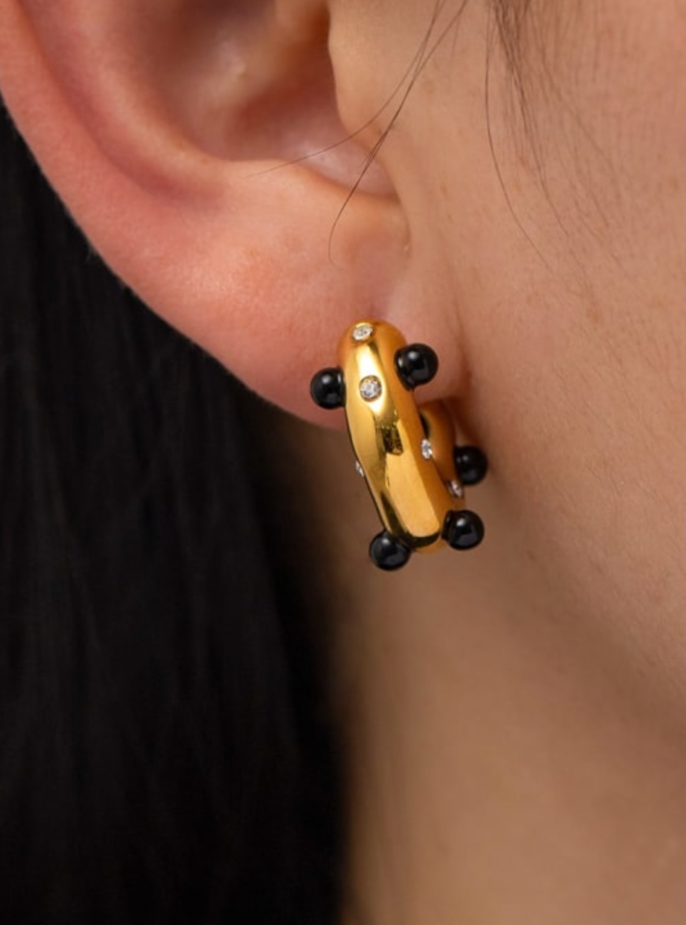 Color Pop Mini Chunky Hoops