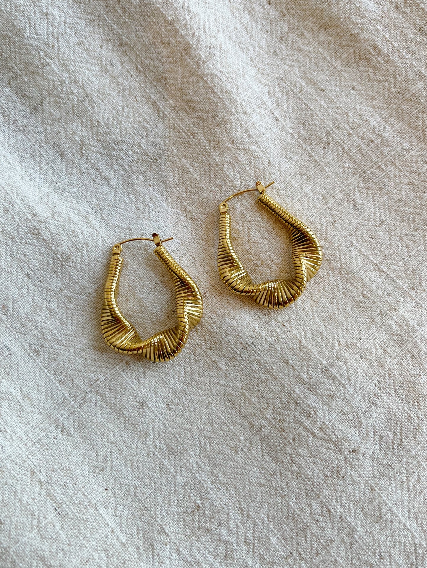 Chunky Twist Hoops