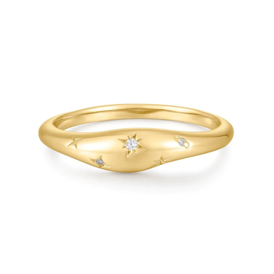Cosmic Dome Ring by Elizabeth Stone