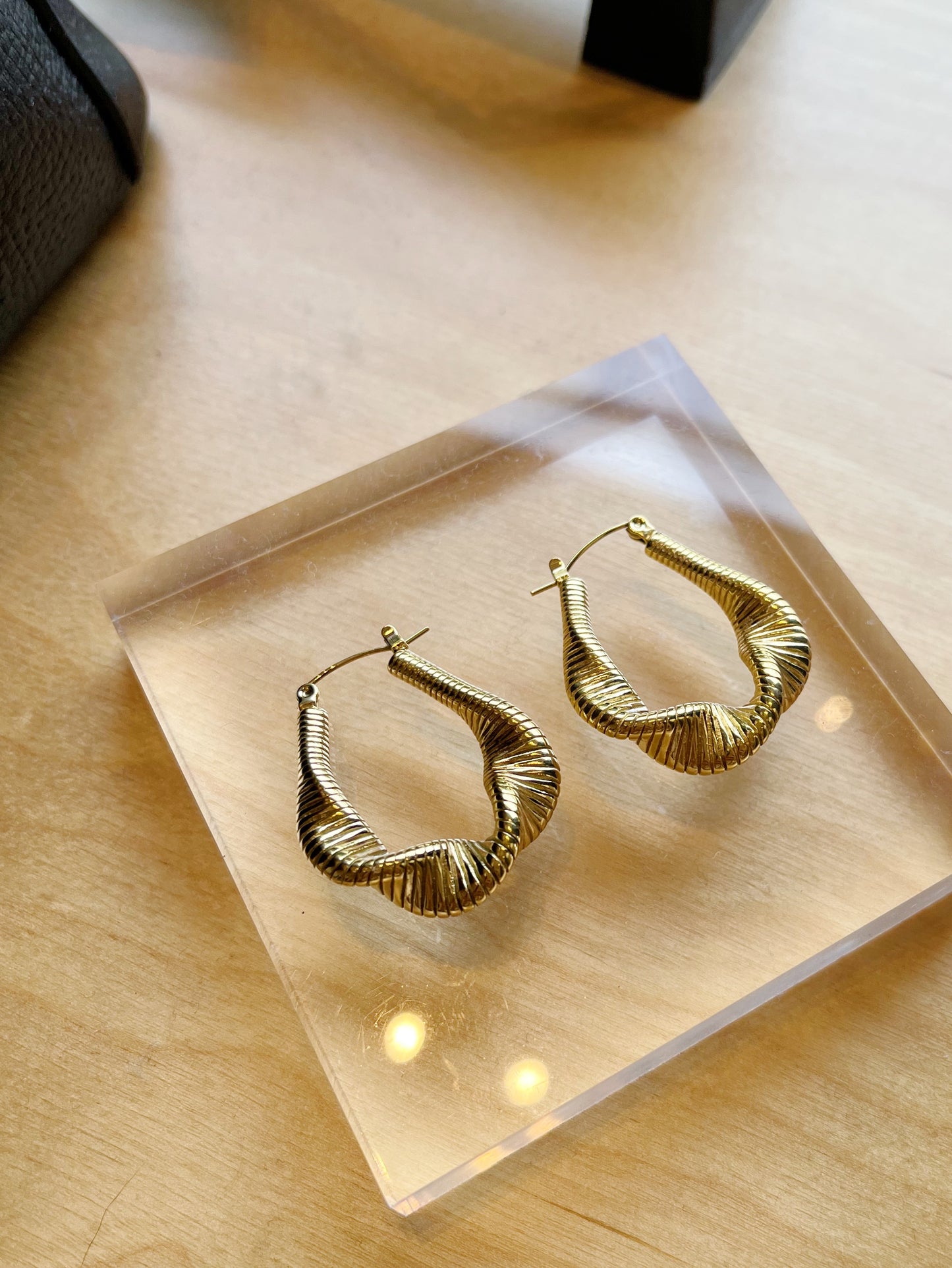 Chunky Twist Hoops
