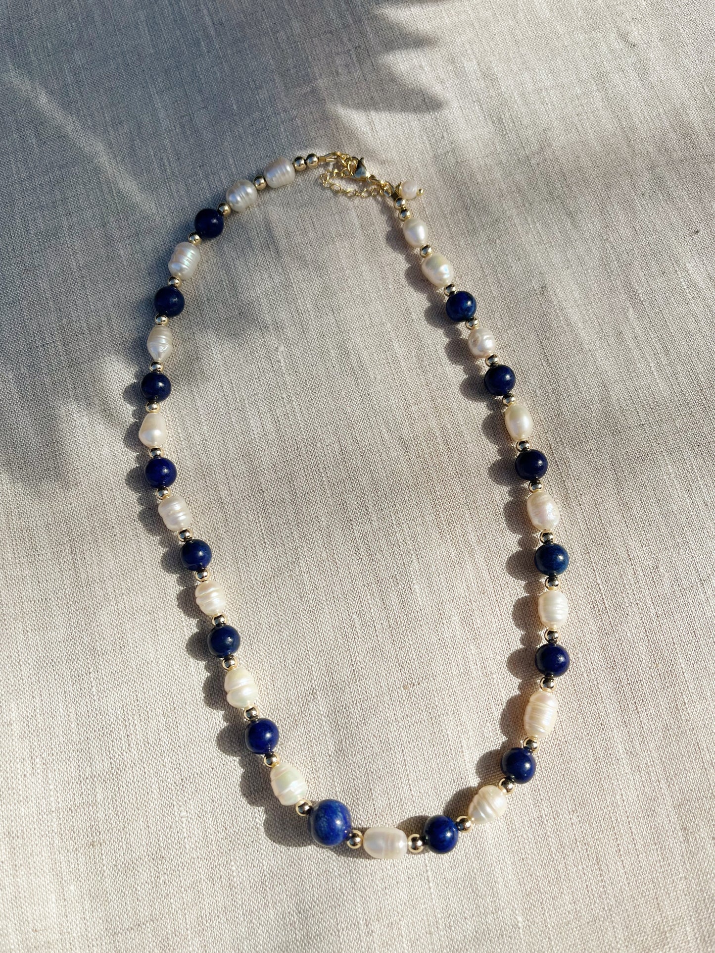 Pearl + Beads Choker by Marisol
