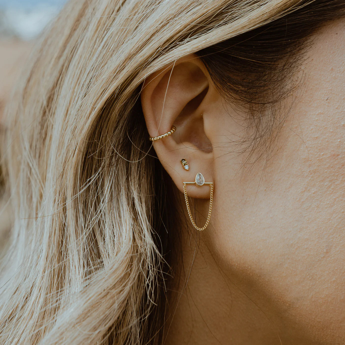 Hayley Stud + Rowan Jacket by Ear Kit