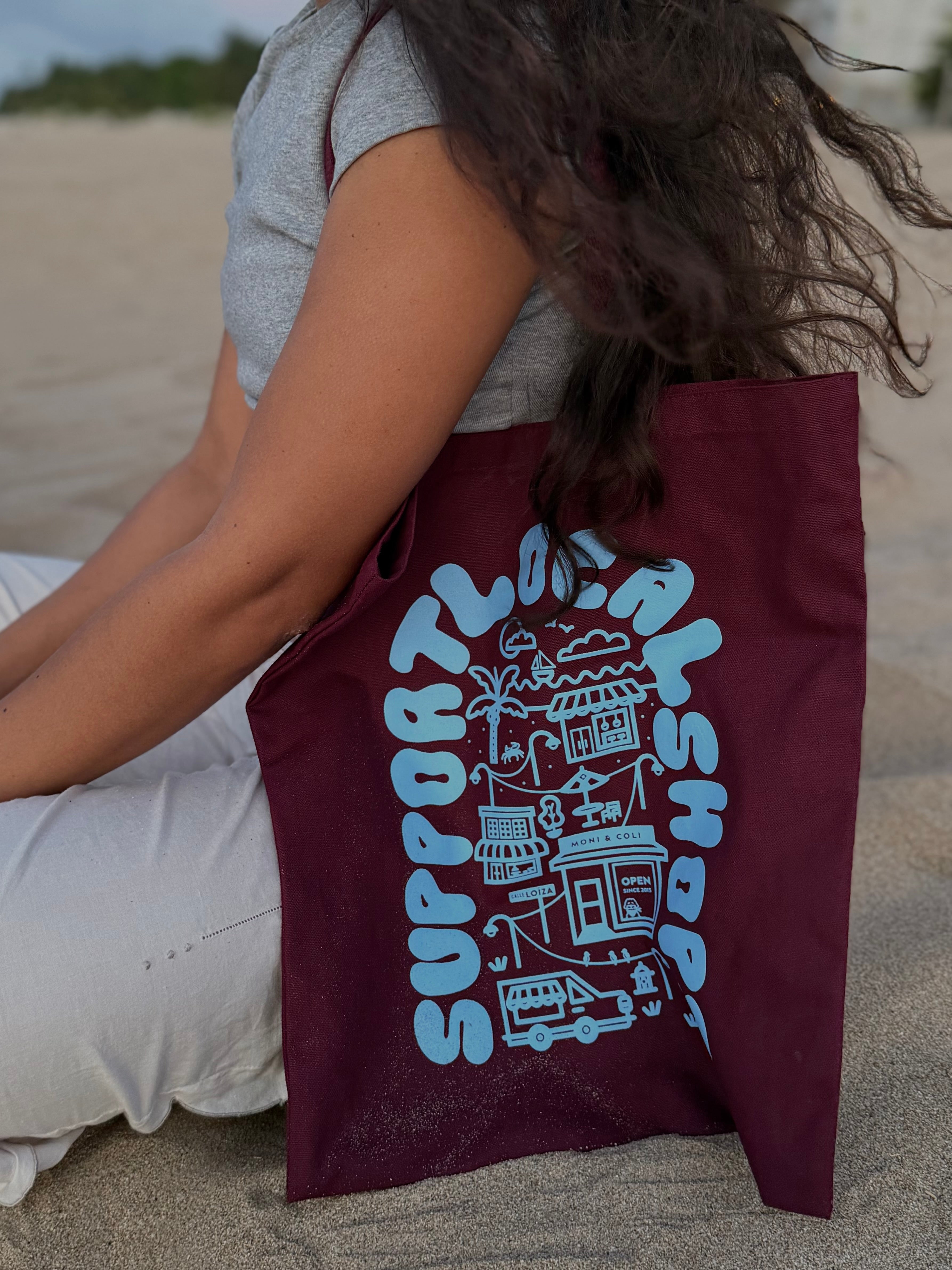 "Support Local Shops" Tote Bag