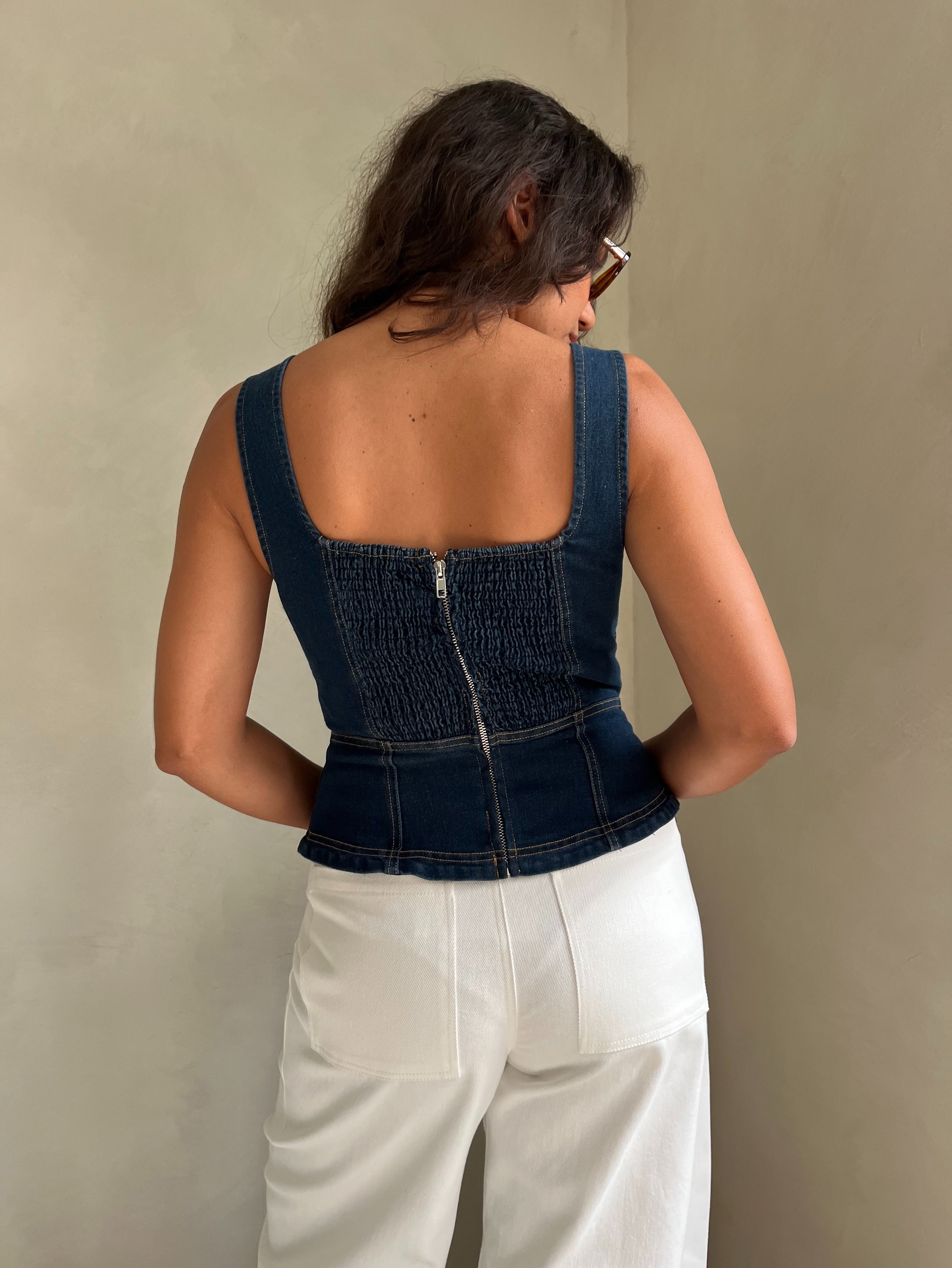 Denim Corset by MR