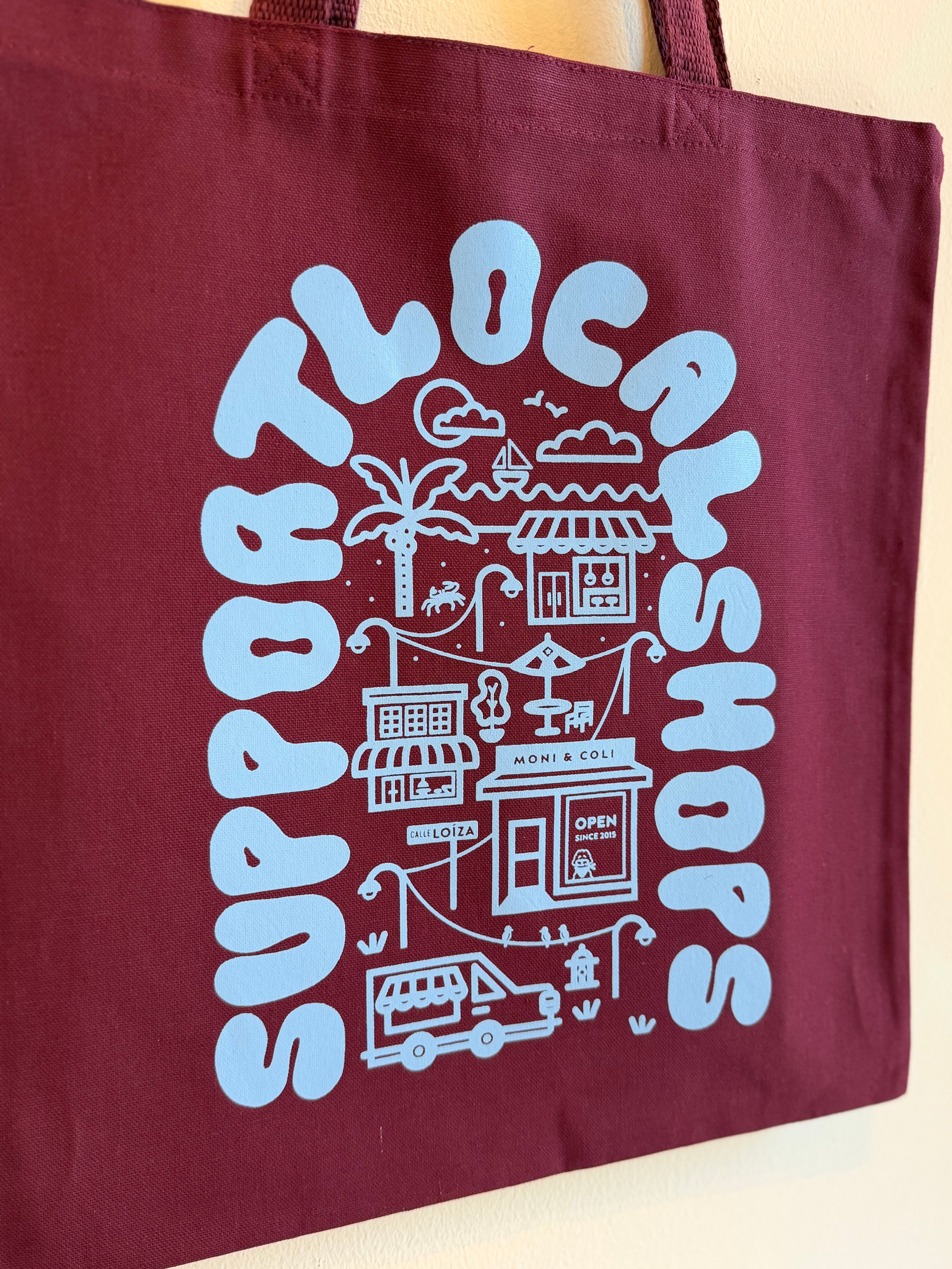 "Support Local Shops" Tote Bag