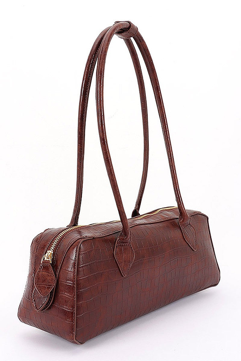 Croc Barrel Bag