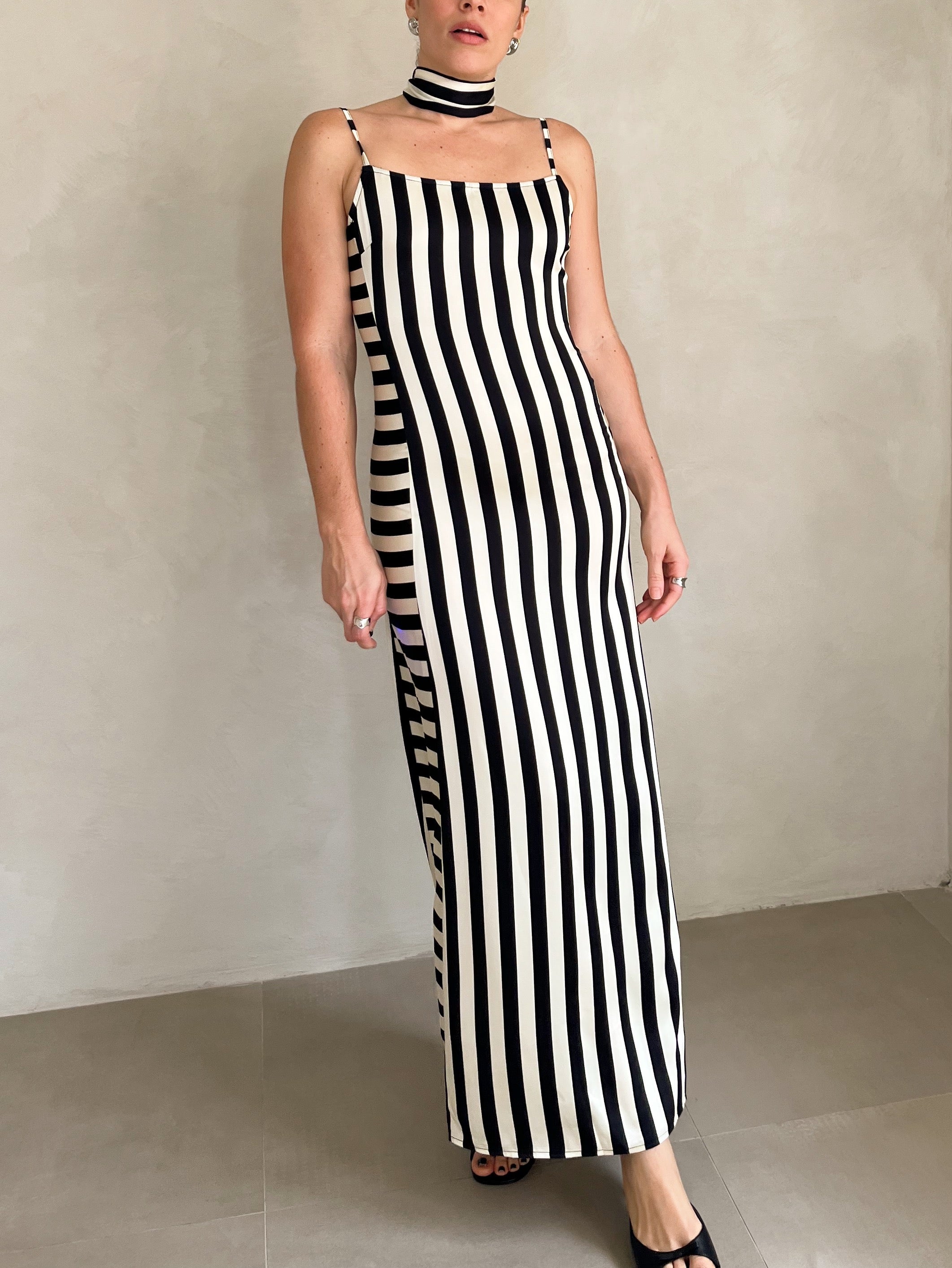 Striped Maxi