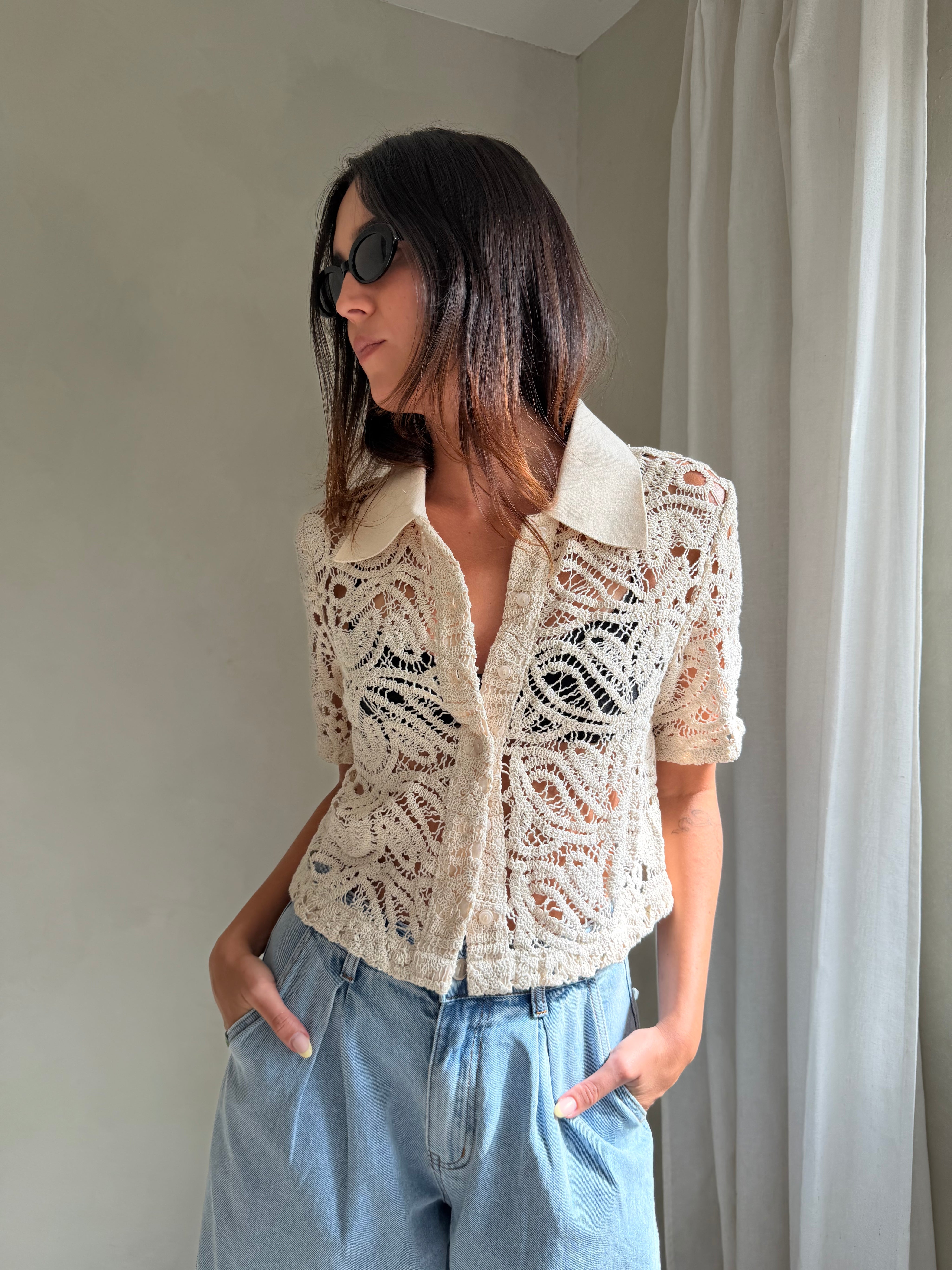 Brocade top by ASTR