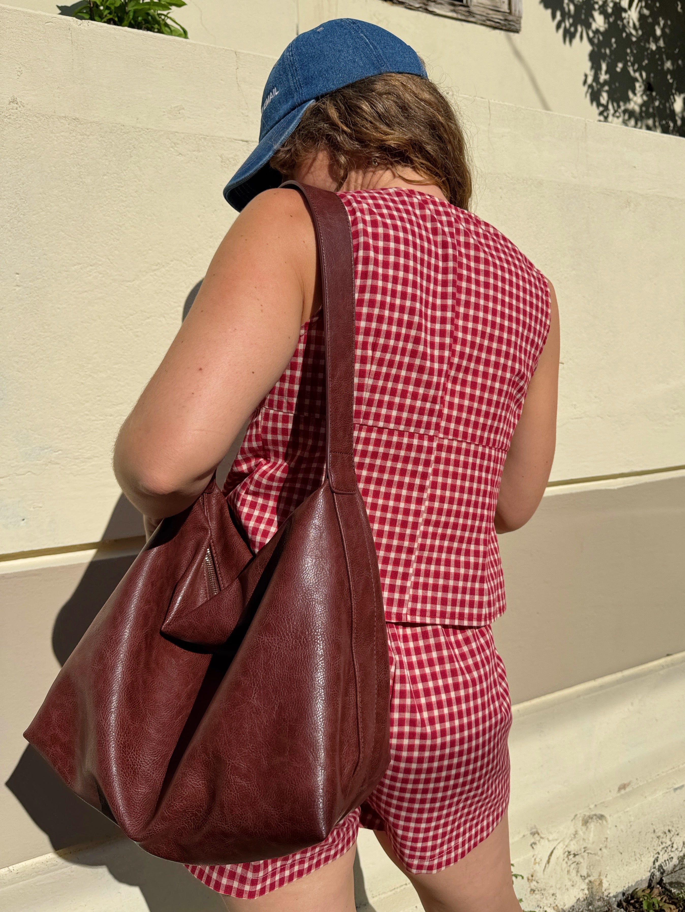Red Gingham Short