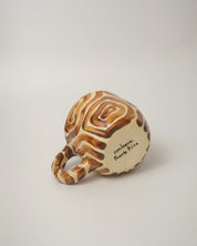 Rolanda Mug Brown Topographic by Conloque