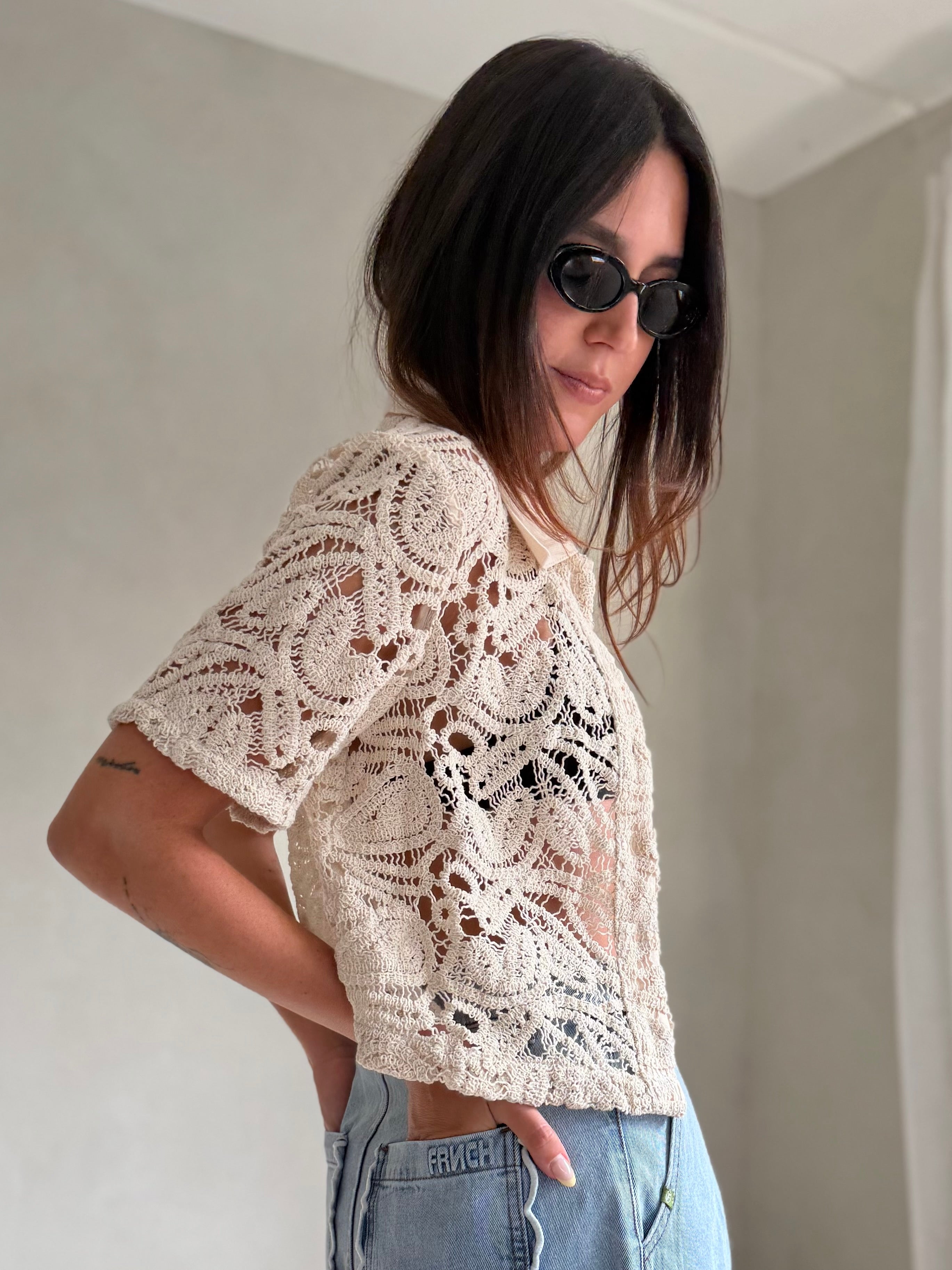 Brocade top by ASTR