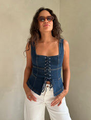 Denim Corset by MR