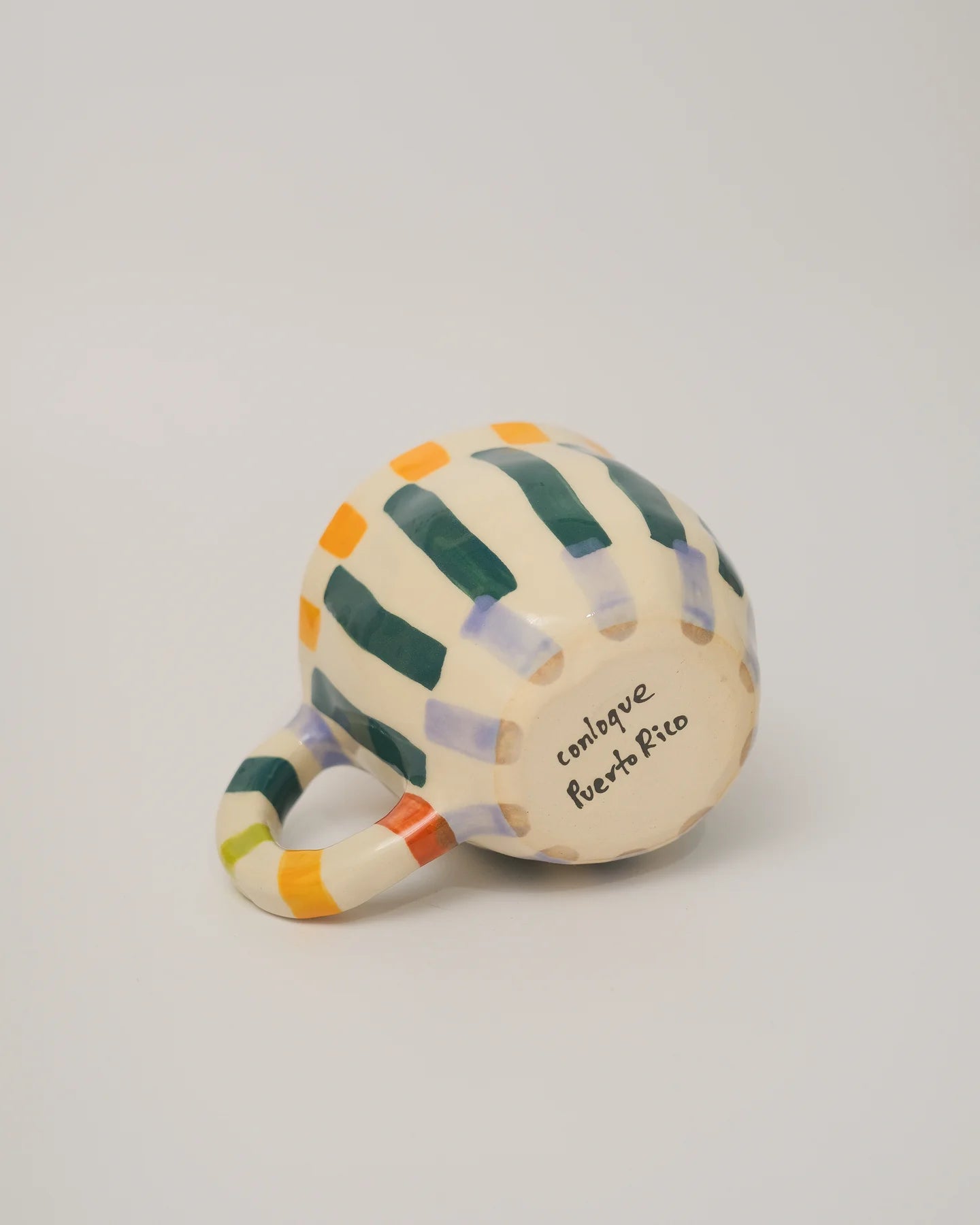 Rolanda Mug Multicolor Stripes  by Conloque