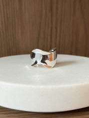 Wave Silver Ring 925