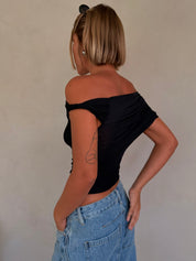 Zephyra Black Top by NIA