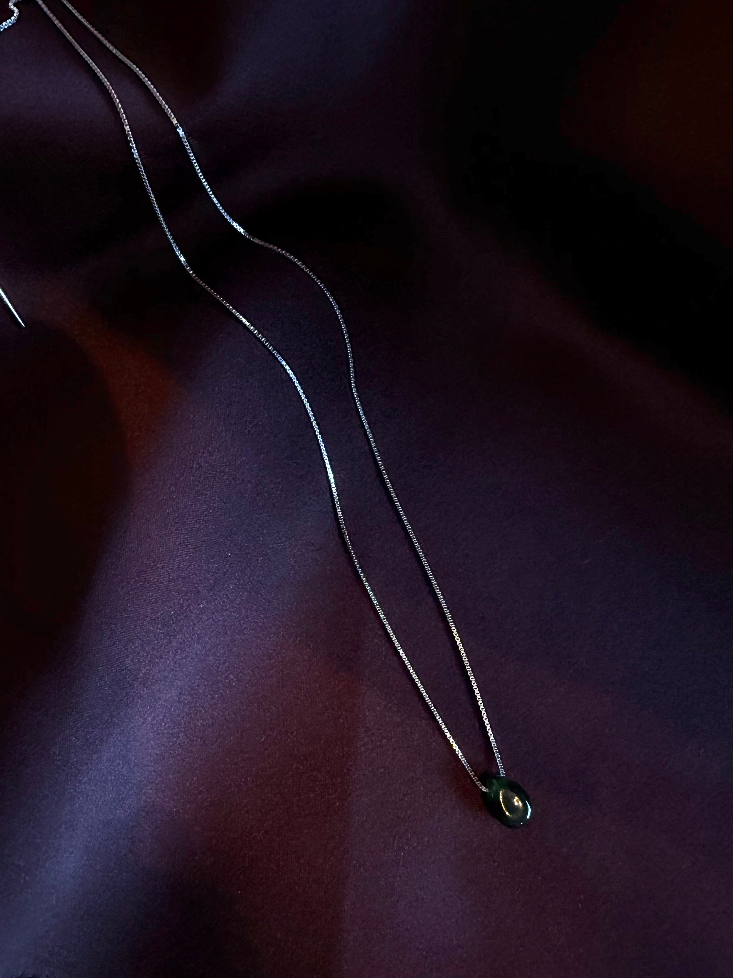 Mini Stone 925 Silver Necklace