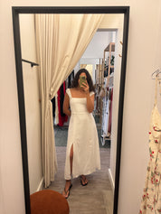 Crinkle Shoulder Maxi by ASTR