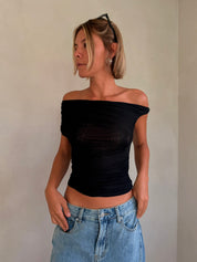 Zephyra Black Top by NIA