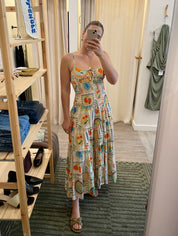 Tropical Midi Dress By Moon River
