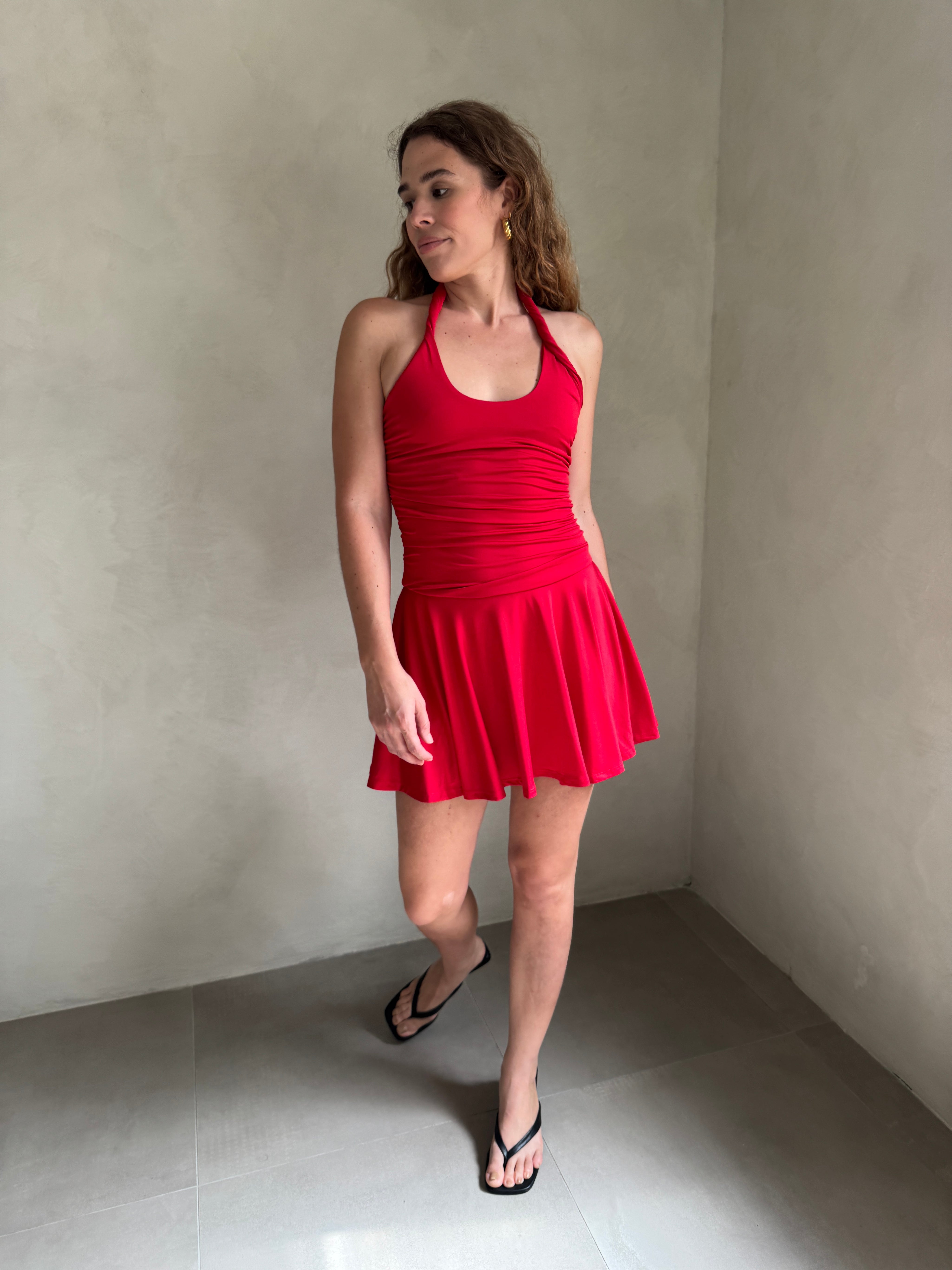 Bailey in Red Dress by NIA