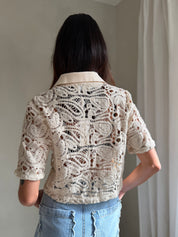Brocade top by ASTR