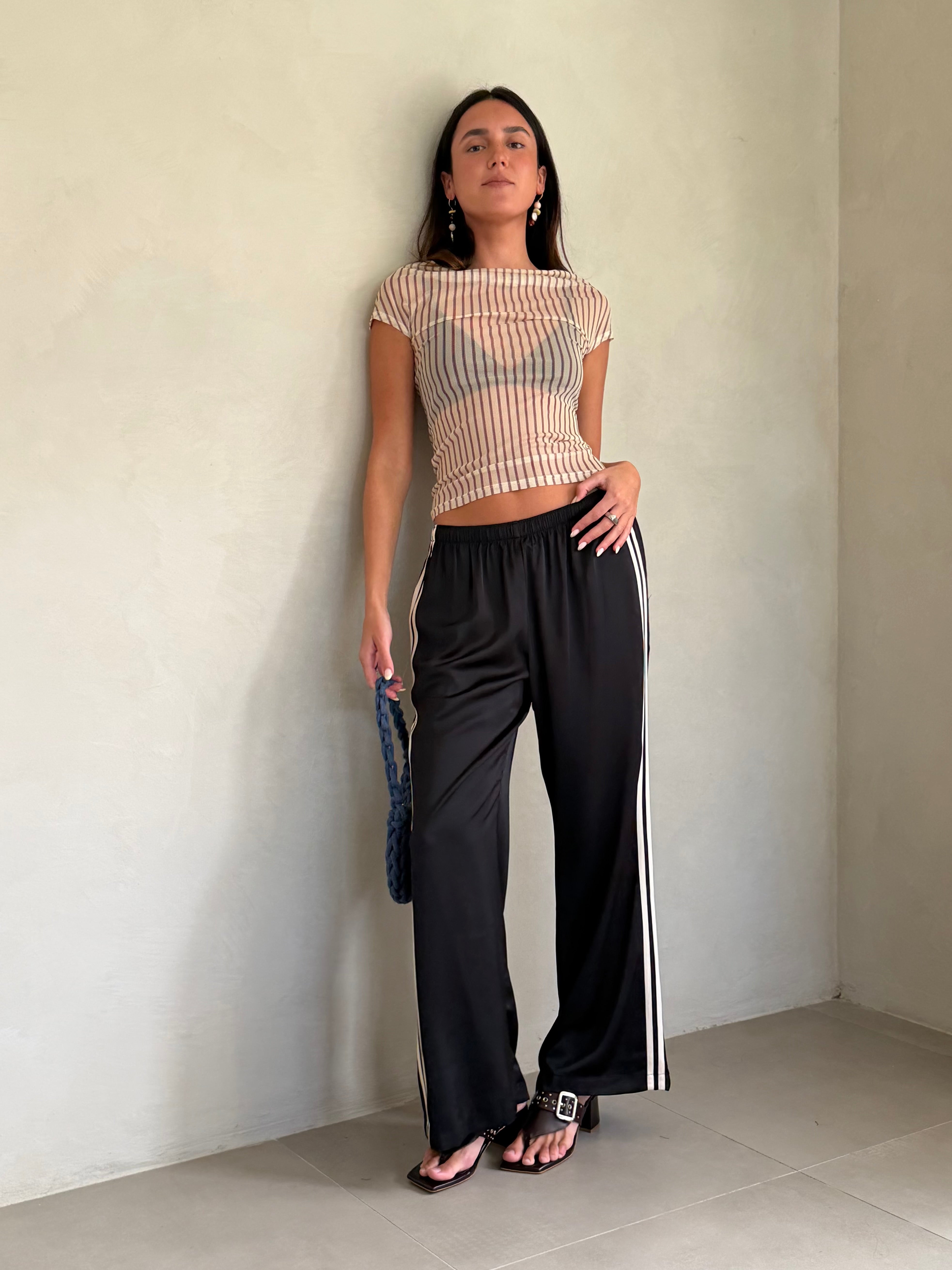 Track Pants Black & White