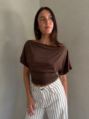 Sandra Chocolate Top