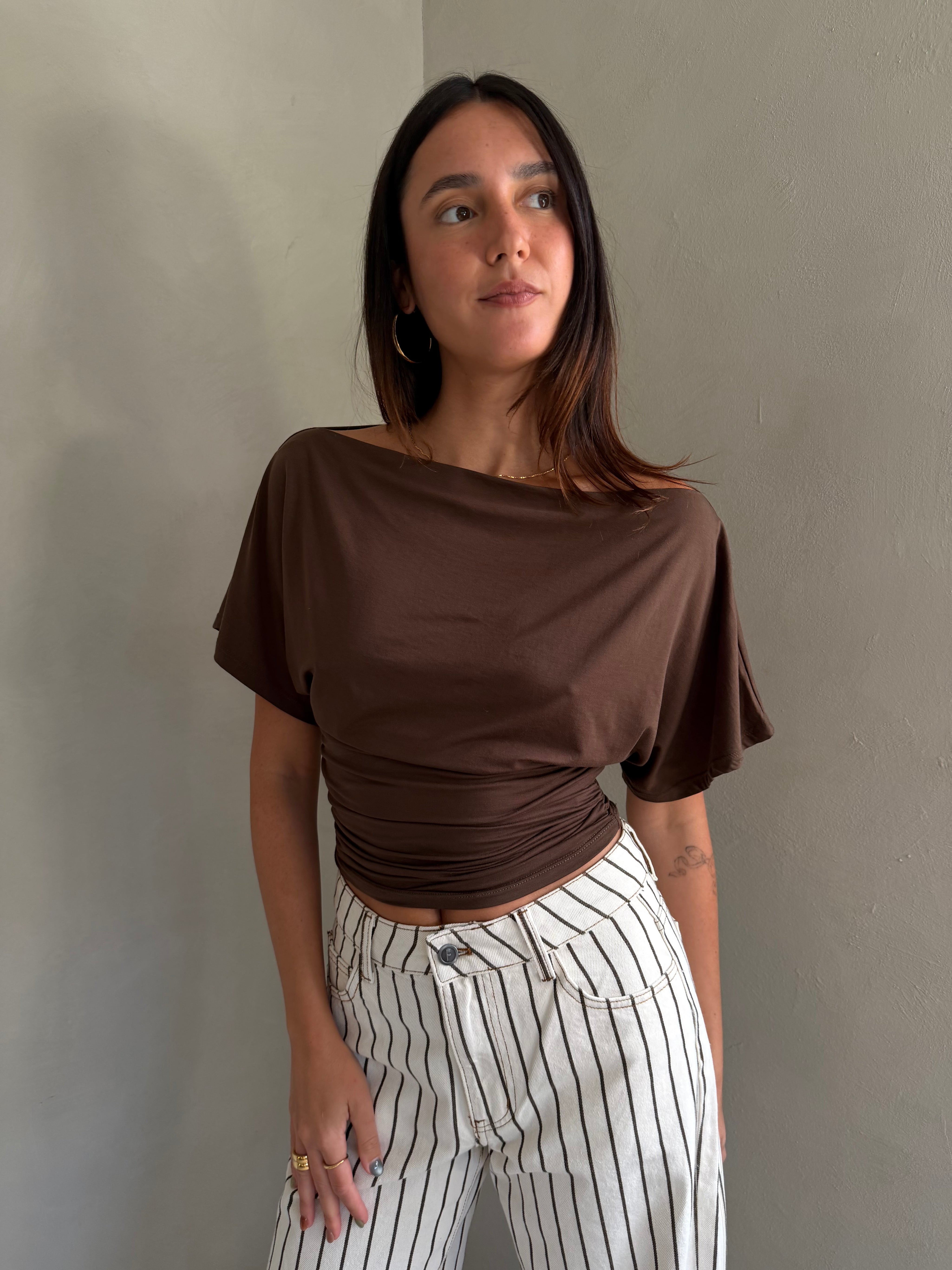 Sandra Chocolate Top