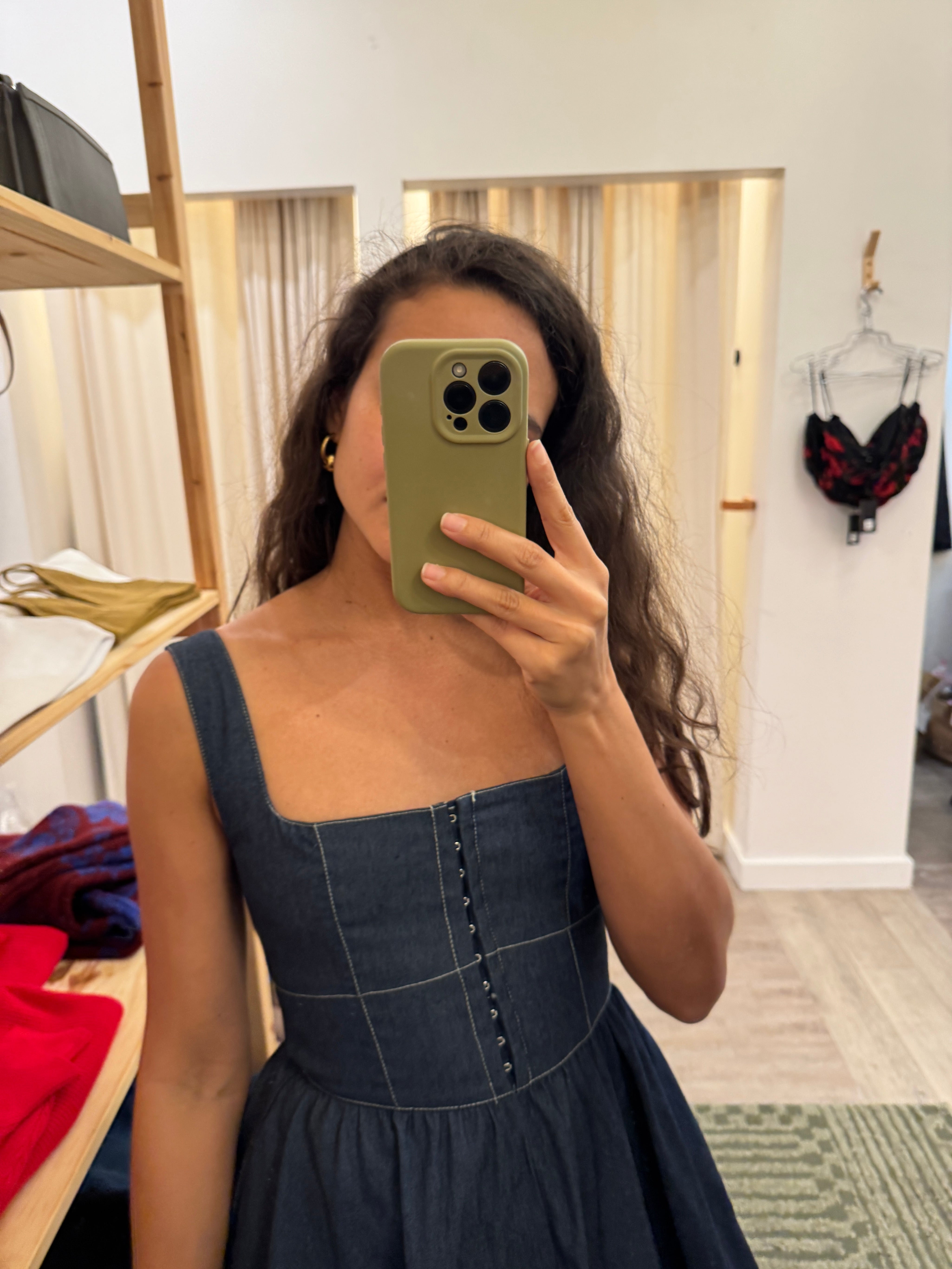 Denim Corsert Dress