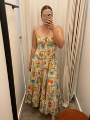 Tropical Midi Dress By Moon River