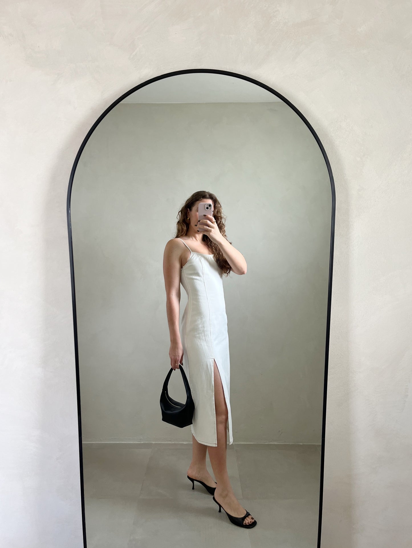 Alondra White Denim Dress