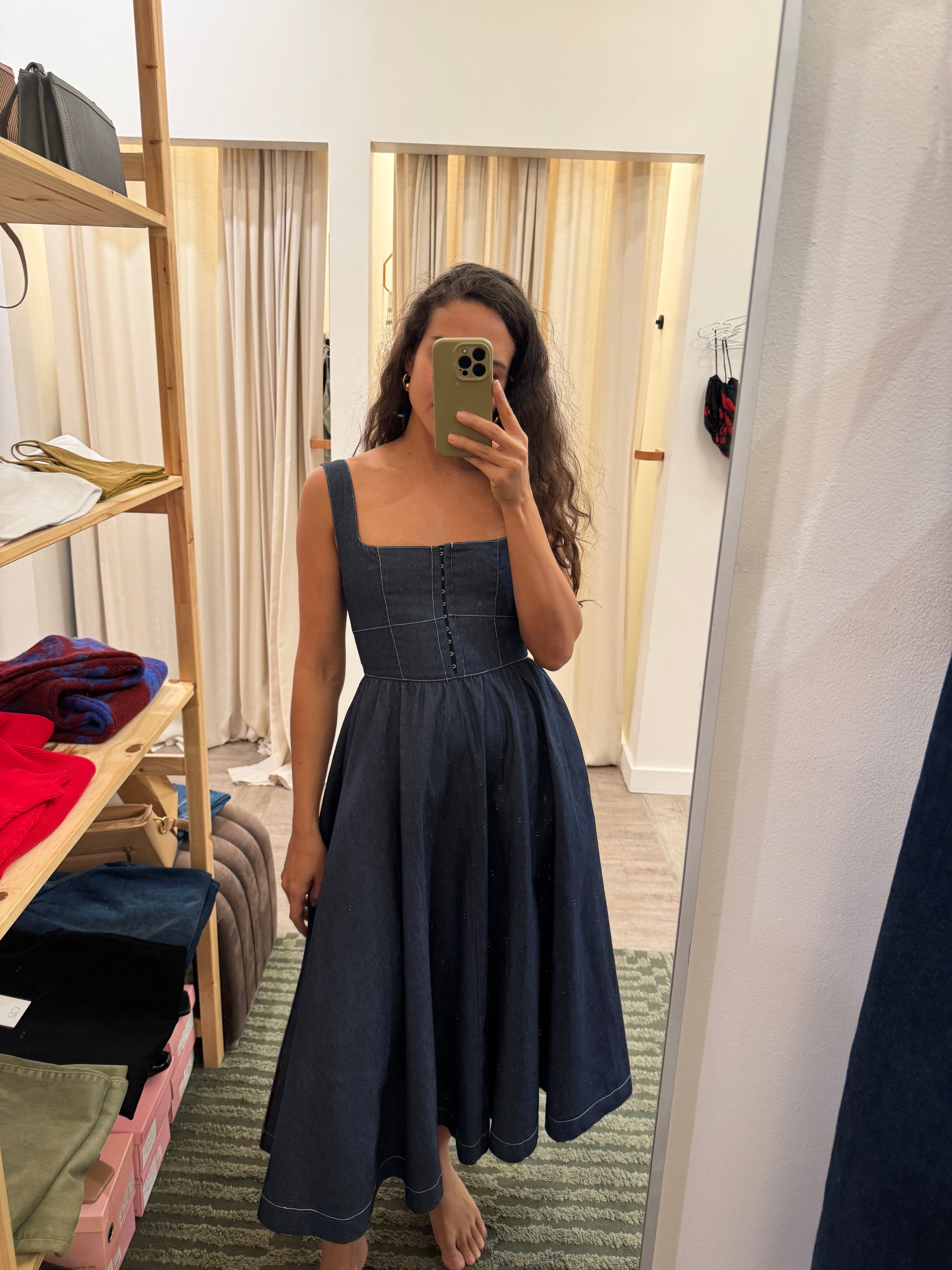 Denim Corsert Dress