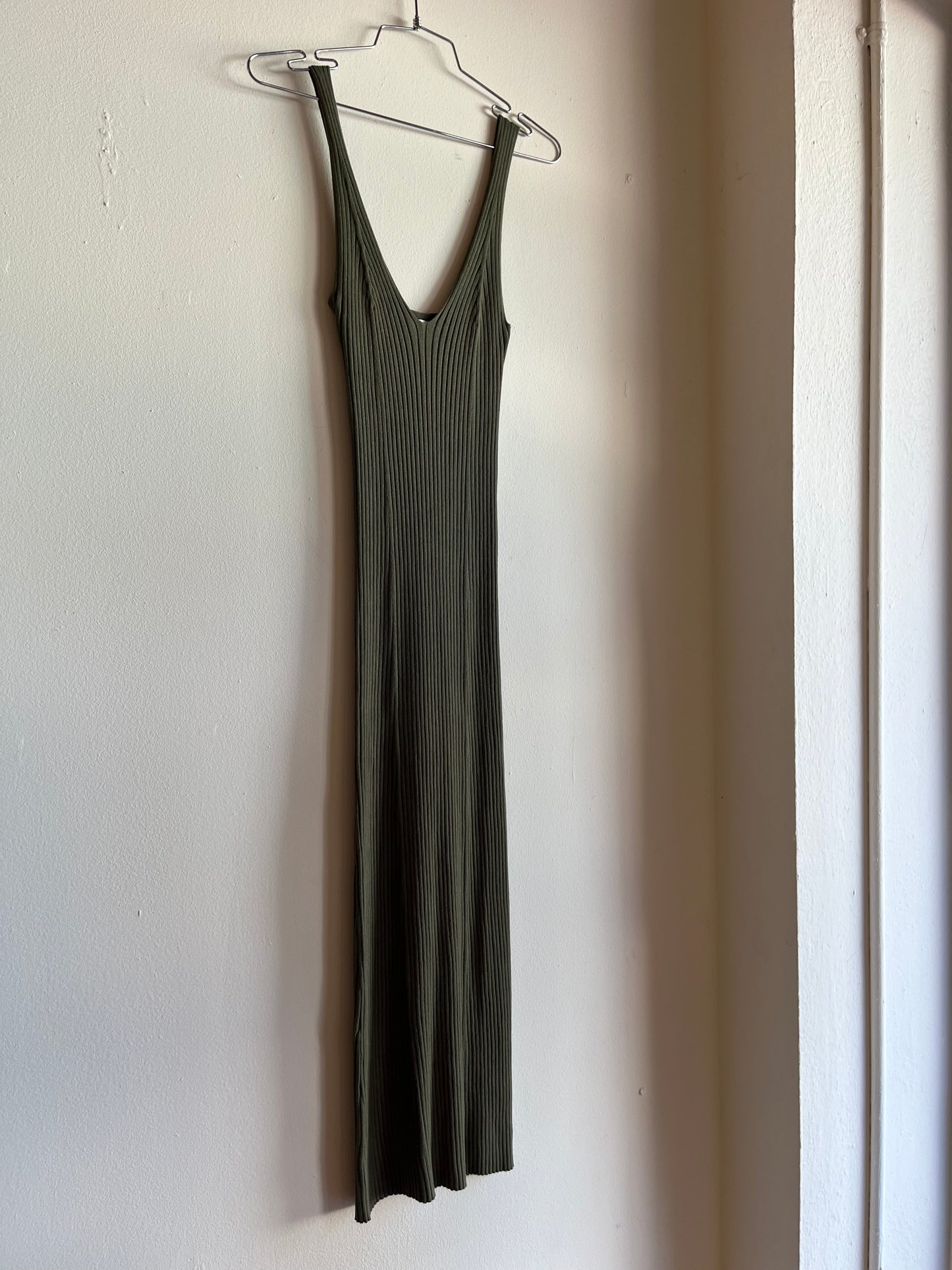 Olive Slip Dress