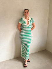 Aqua Knit Dress