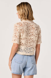 Brocade top by ASTR