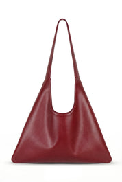 AGAVE TRIANGULAR TOTE XL | Burgandy