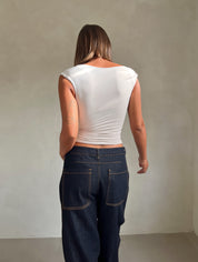 Indigo Wide Leg Jeans