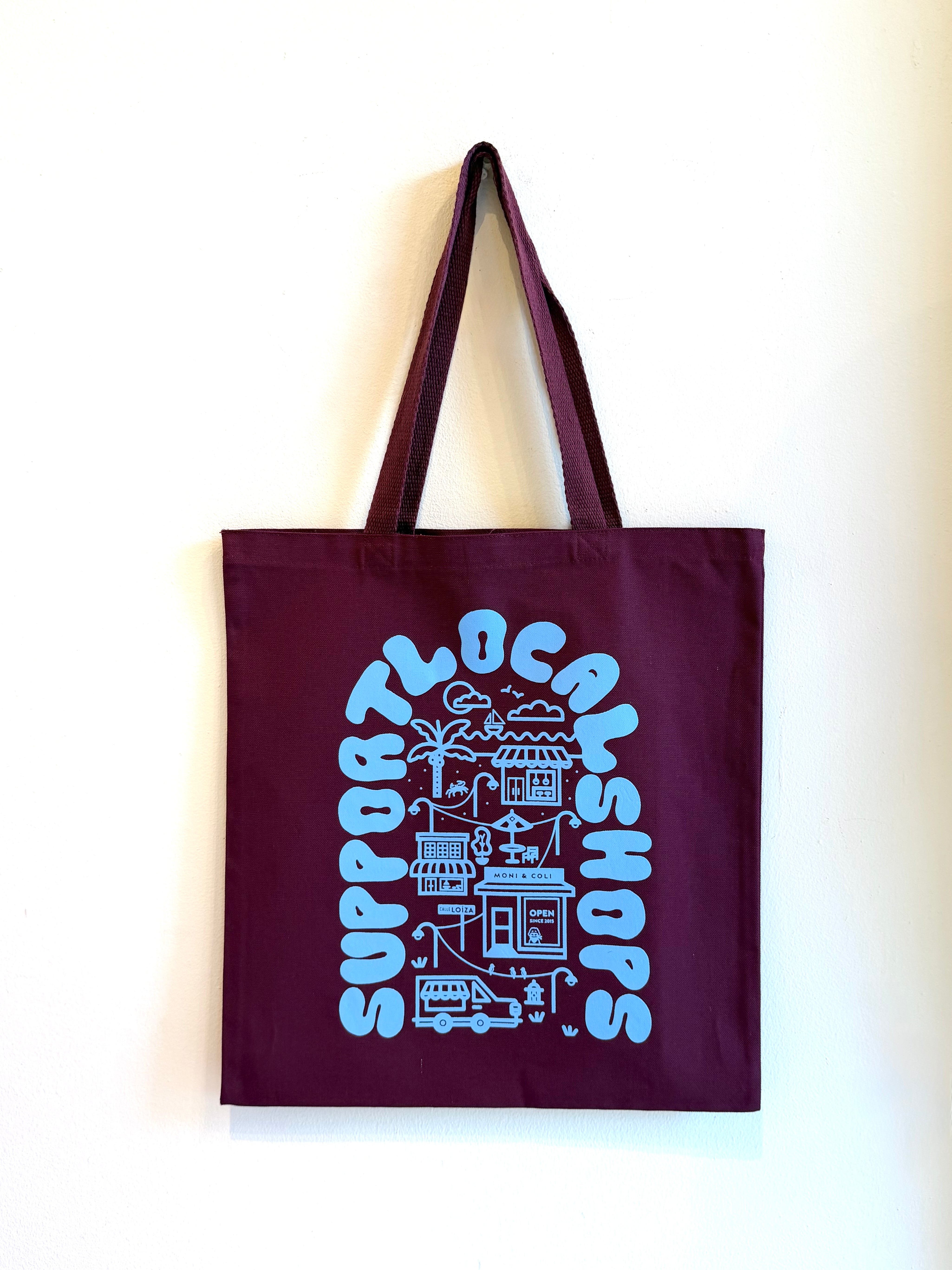 "Support Local Shops" Tote Bag