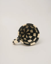 Rolanda Mug Black Wavy Checkered  by Conloque