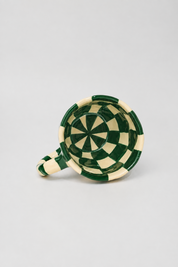 Rolanda Mug Green Wavy Checkered by Conloque