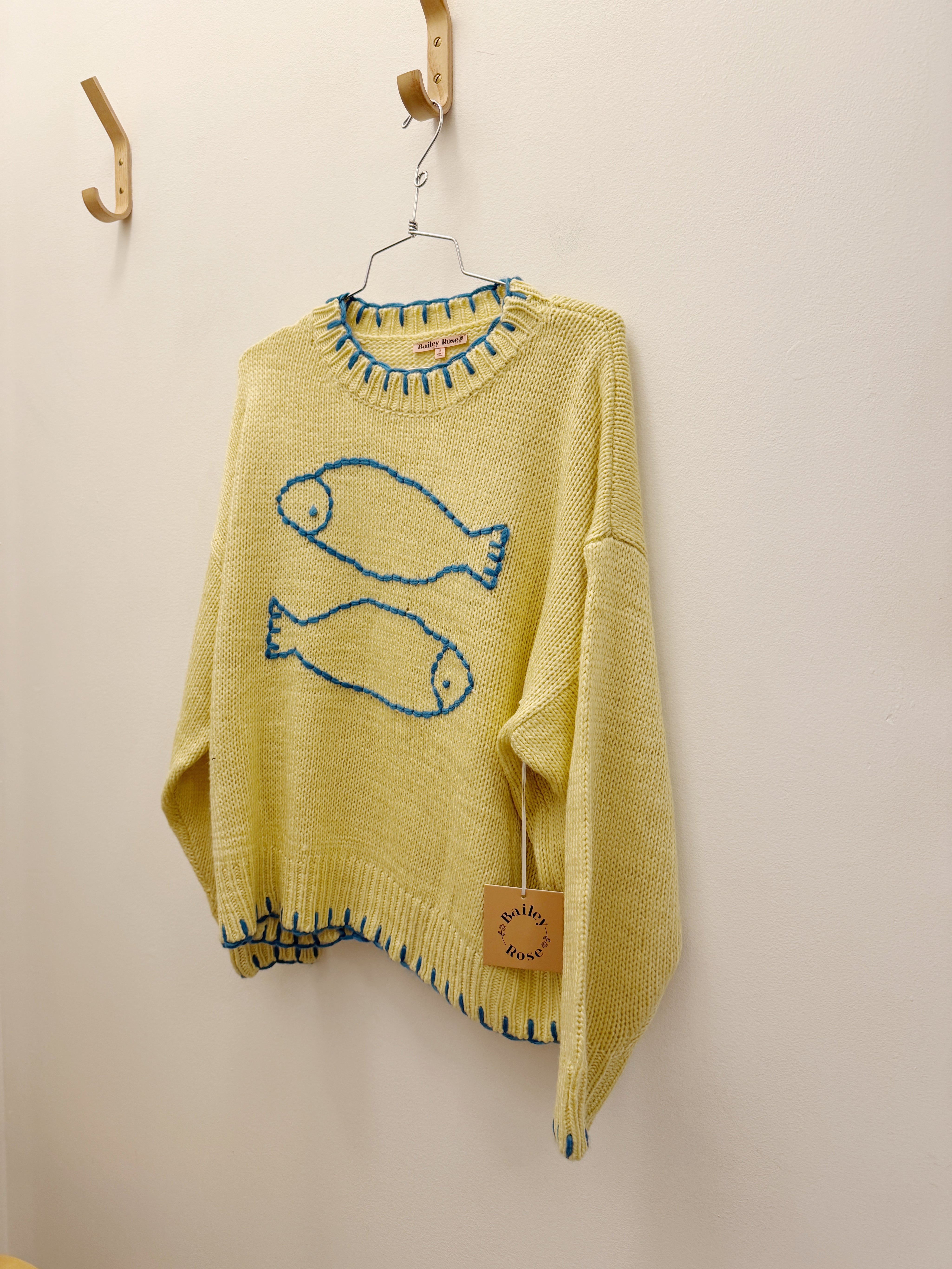 Blue Fish Sweater