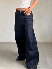 Indigo Wide Leg Jeans