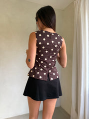 Agatha Polka Dot Blouse
