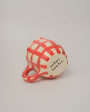 Rolanda Mug Plaid Red by Conloque