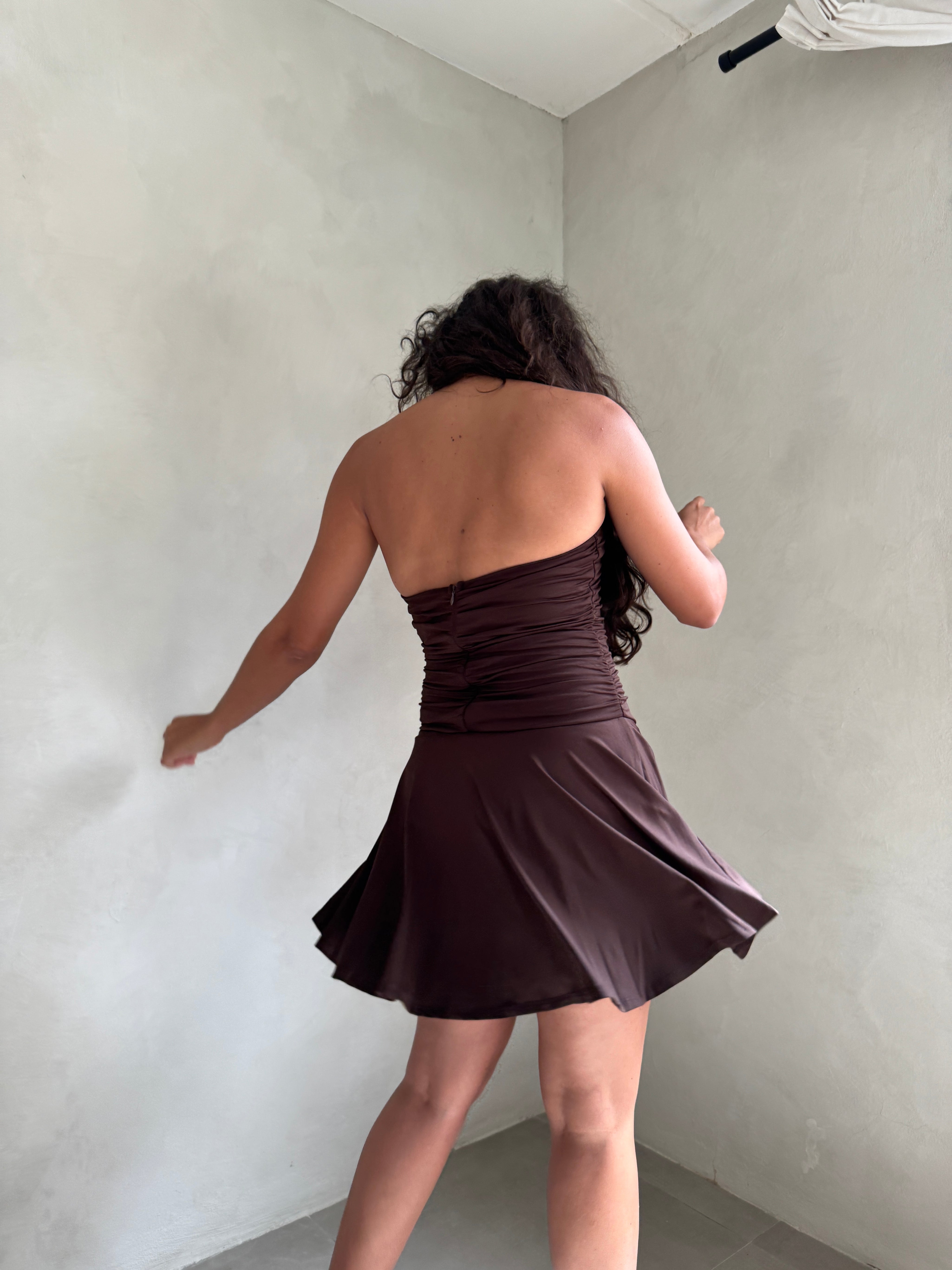 Bailey in Chocolate Dress by NIA